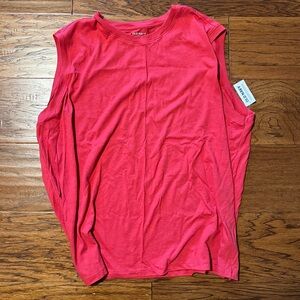 Old Navy Vibrant Red Crewneck Tank XXL